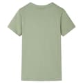 Miniatyrbild 2 av 7: vidaXL T-shirt för barn ljus khaki 128