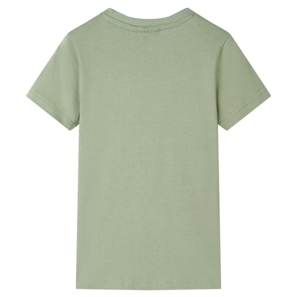 vidaXL T-shirt för barn ljus khaki 128