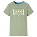 Miniatyrbild 1 av 7: vidaXL T-shirt för barn ljus khaki 128