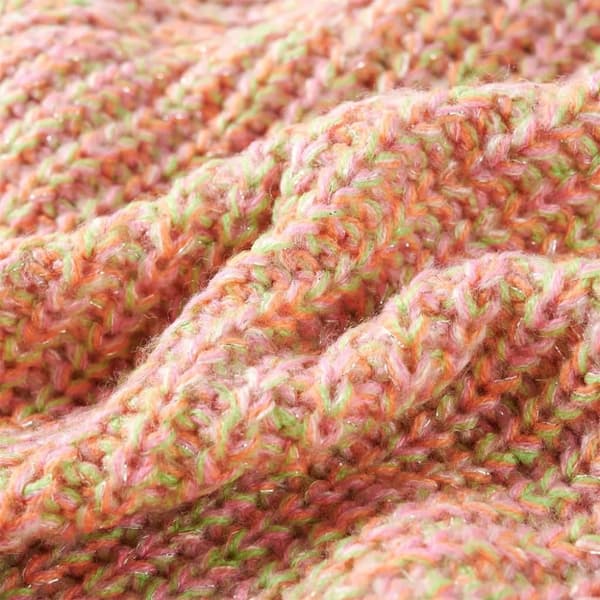 vidaXL Stickad tröja för barn mjuk rosa 140