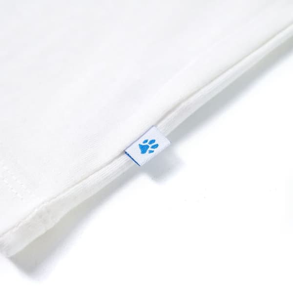 vidaXL T-shirt för barn ecru 116