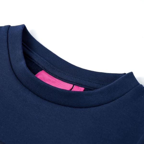 vidaXL Sweatshirt til børn str. 140 marineblå