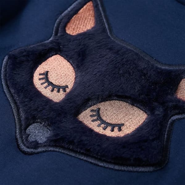 vidaXL Sweatshirt til børn str. 140 marineblå