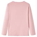 Miniatyrbillede 2 af 7: vidaXL Langærmet T-shirt til børn str. 116 lyserød