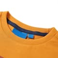 Miniatyrbillede 3 af 7: vidaXL Langærmet T-shirt til børn str. 128 okkergul