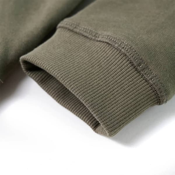 vidaXL Tröja med huva för barn khaki 128