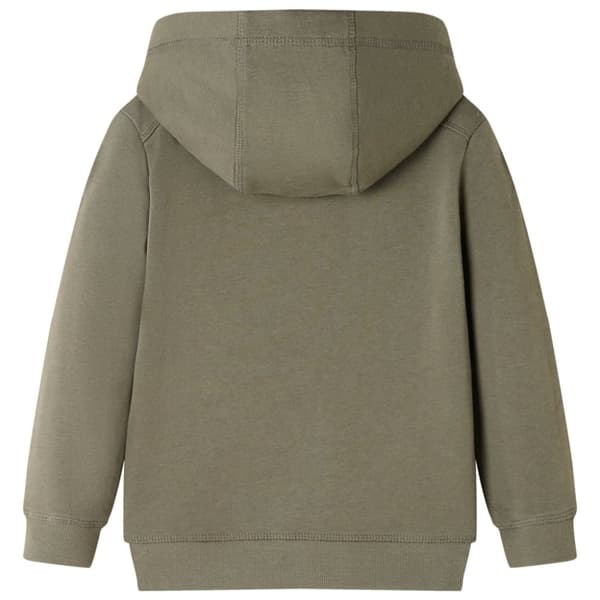 vidaXL Tröja med huva för barn khaki 128