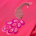 Miniatyrbild 4 av 7: vidaXL T-shirt med långa ärmar för barn stark rosa 140