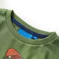 Miniatyrbild 3 av 7: vidaXL T-shirt med långa ärmar för barn ljus khaki 128