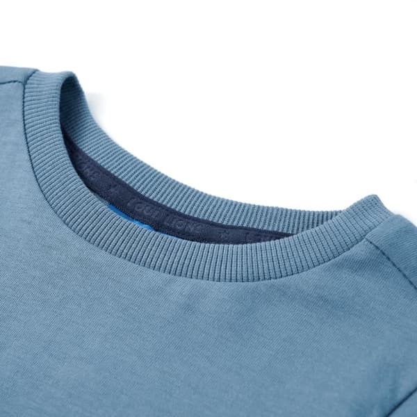 vidaXL T-shirt med långa ärmar för barn blå 104
