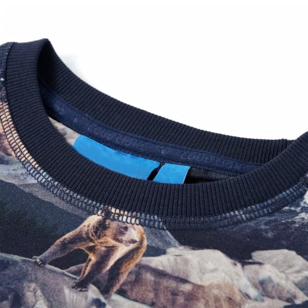 vidaXL Sweatshirt til børn str. 116 marineblå