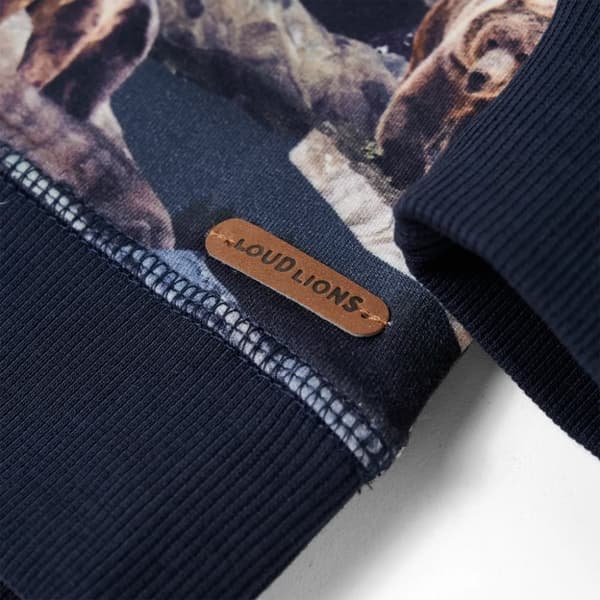vidaXL Sweatshirt til børn str. 116 marineblå