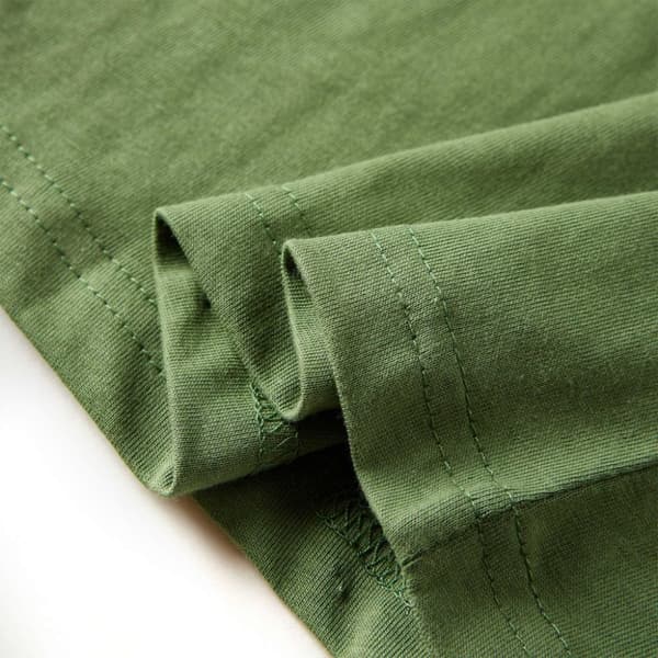 vidaXL T-shirt med långa ärmar för barn ljus khaki 116