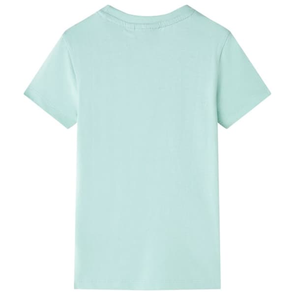 vidaXL T-shirt för barn ljus mintgrön 92