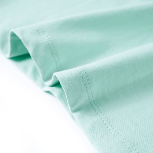 vidaXL T-shirt för barn ljus mintgrön 104
