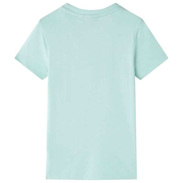 vidaXL T-shirt för barn ljus mintgrön 104