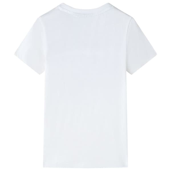 vidaXL T-shirt för barn ecru 104