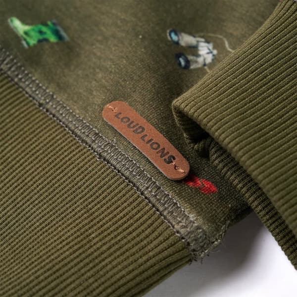 vidaXL Barntröja khaki 116