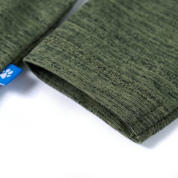 vidaXL T-shirt med långa ärmar för barn khaki melange 116