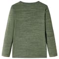 Miniatyrbild 2 av 7: vidaXL T-shirt med långa ärmar för barn khaki melange 104