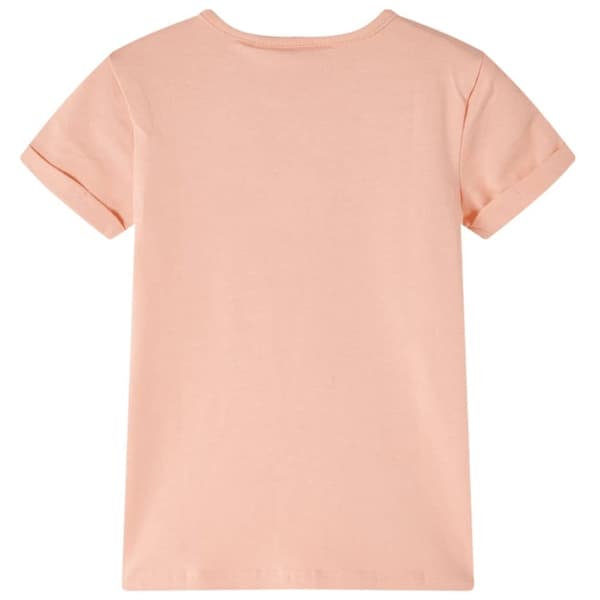 vidaXL T-shirt för barn ljus orange 104