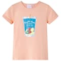 Miniatyrbild 1 av 7: vidaXL T-shirt för barn ljus orange 140