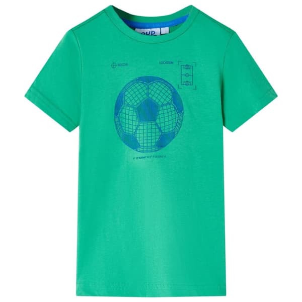 vidaXL T-shirt för barn grön 116