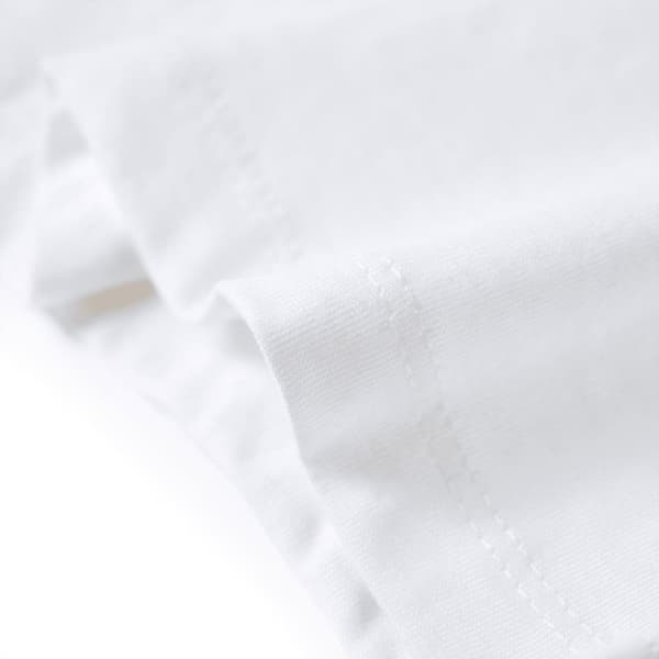 vidaXL T-shirt för barn ecru 128