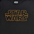 Miniatyrbild 3 av 4: Star Wars T Shirt Logo Outline Official Mens Black