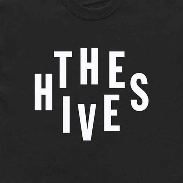 The Hives Stacked Band Logo T Shirt