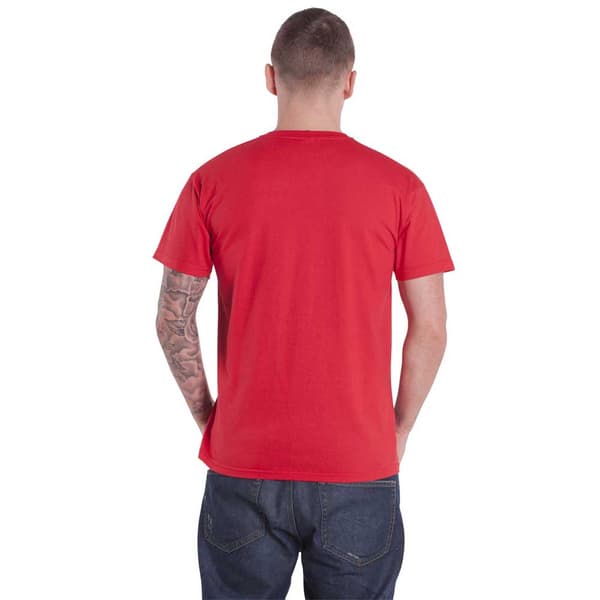 Marvel T Shirt Spiderman Shooting Webs Official Mens Red