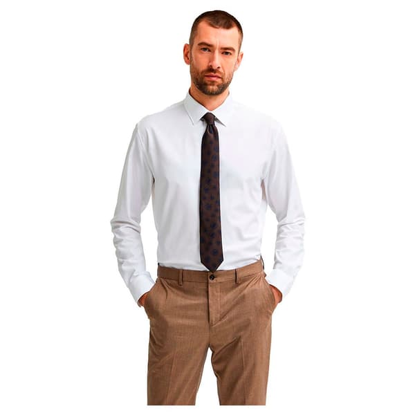 Selected Lang Ærmet Skjorte Ethan Classic Slim Hvid L Mand