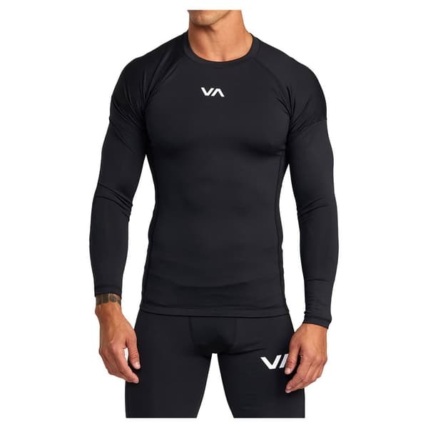 Rvca Långärmad T-shirt Compression Svart M Man