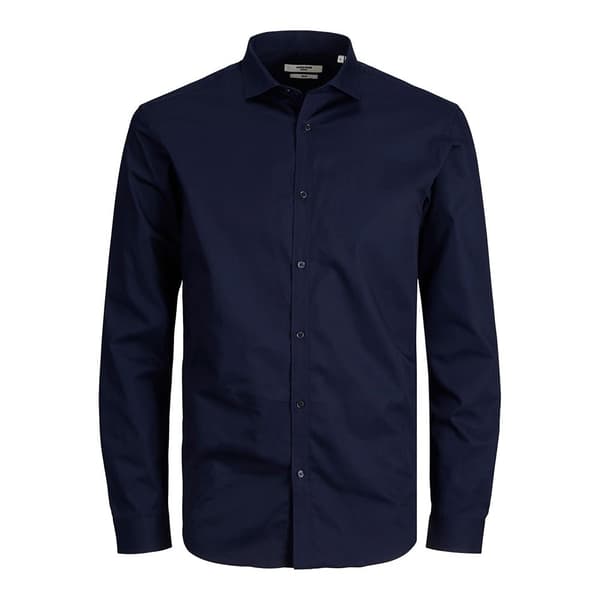 Jack & Jones Lang ærmet Skjorte Blacardiff Plus Blå 2XL Mand