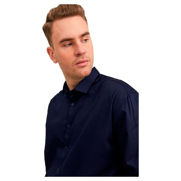 Jack & Jones Lang ærmet Skjorte Blacardiff Plus Blå 2XL Mand