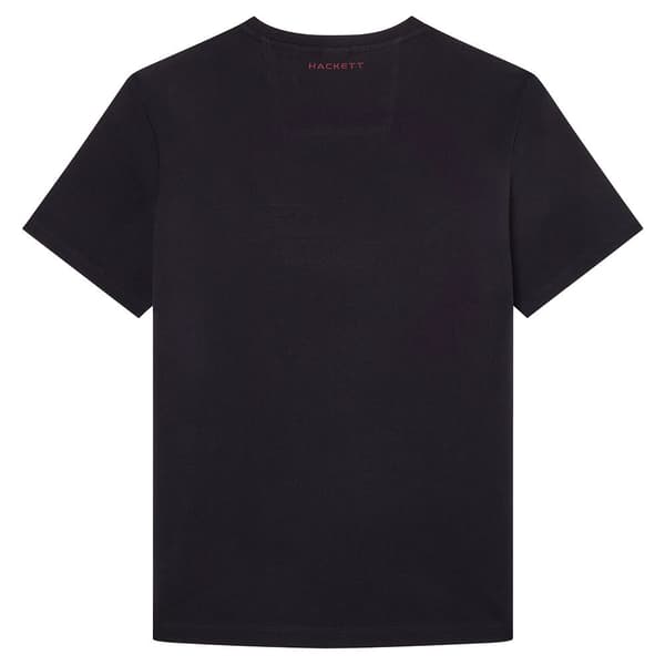 Hackett Kortärmad T-shirt Aston Martin Emboss Svart M Man
