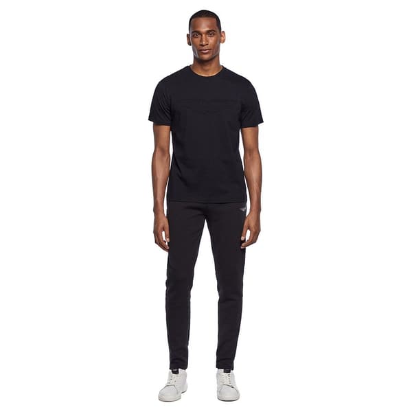 Hackett Kortärmad T-shirt Aston Martin Emboss Svart M Man