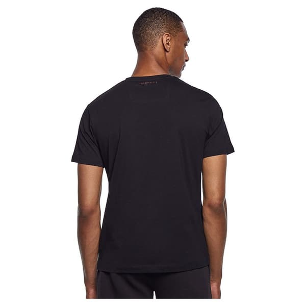 Hackett Kortärmad T-shirt Aston Martin Emboss Svart M Man
