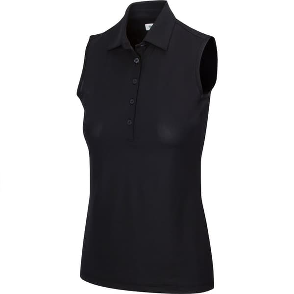 Greg Norman Hihaton Poolo Musta XL