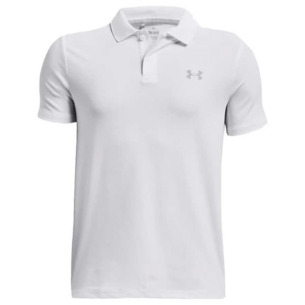 Under Armour Golf Junior Kortärmad Polo Performance Vit M