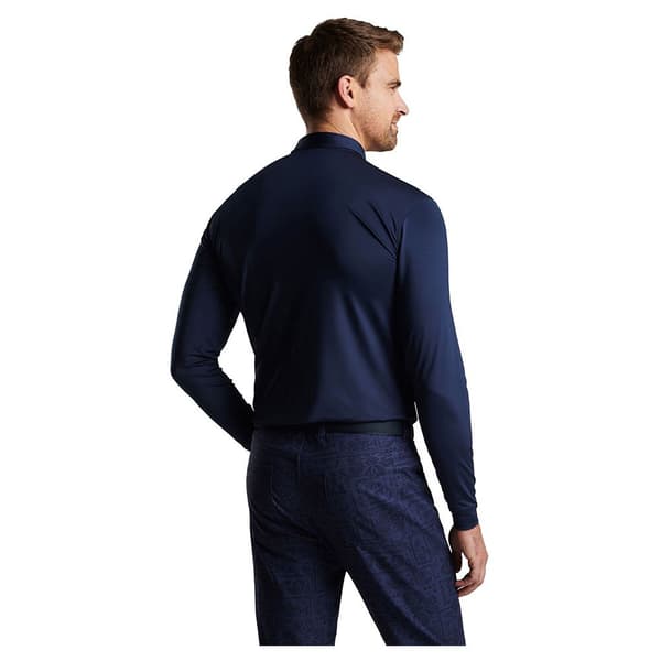 Peter Millar Kortärmad Piké Solid Stretch Blå XL