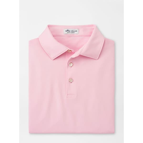 Peter Millar Kortärmad Piké Solid Stretch Rosa S