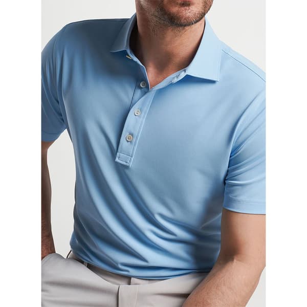 Peter Millar Kortärmad Piké Soul Performance Pique Blå S