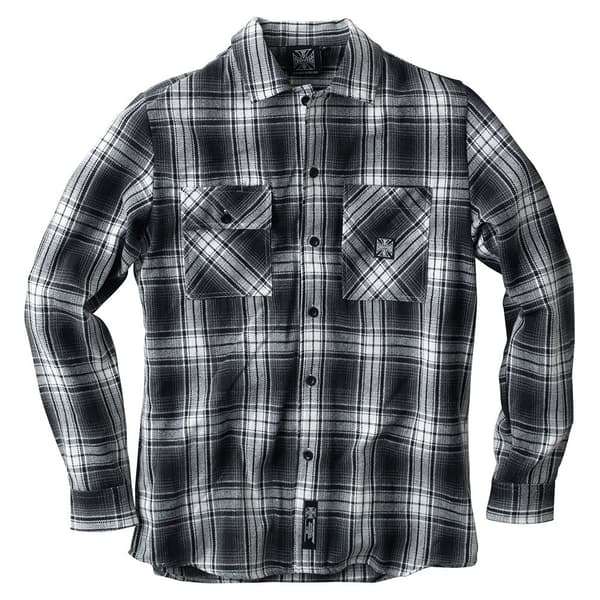 West Coast Choppers Skjorta Riser Grå XL Man
