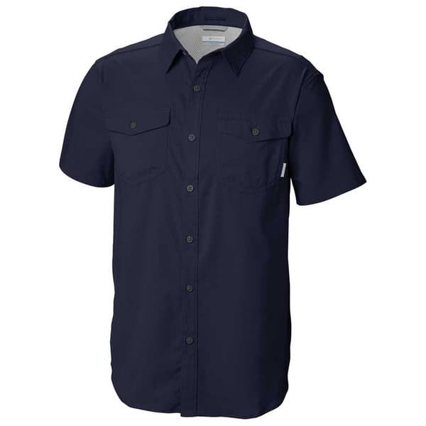 Columbia Kortærmet Skjorte Utilizer Ii Solid Blå XL Mand