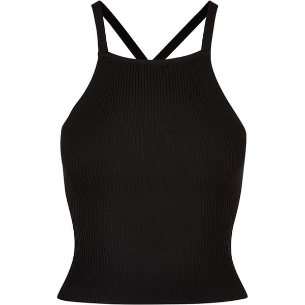 Urban Classics Ærmeløs Top Crossed Back Sort 5XL Kvinde