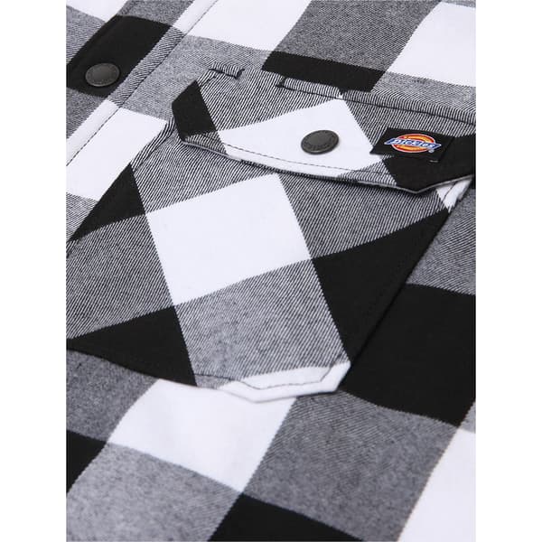 Dickies Foret Skjorte Sherpa Sacramento Hvid,Grå 2XL Mand