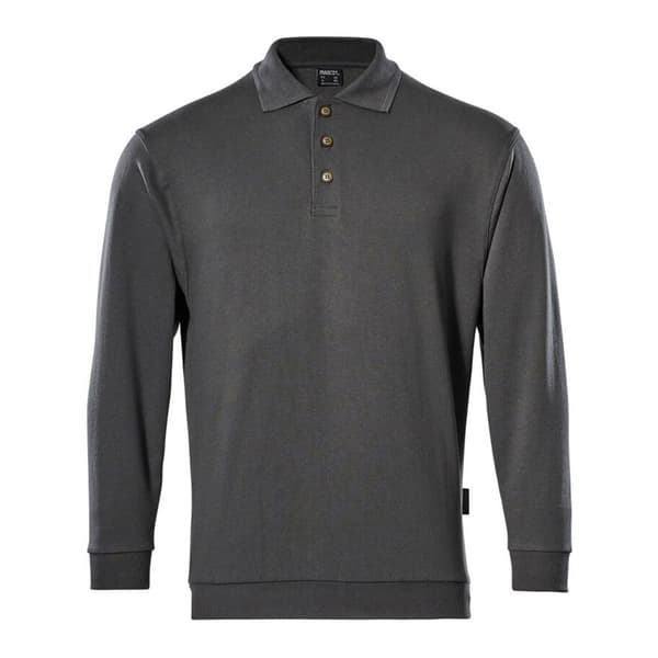 Mascot Kortærmet Polo Sweatshirt Crossover 00785 Grå M