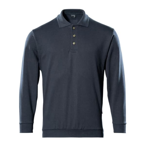 Mascot Kortærmet Polo Sweatshirt Crossover 00785 Blå 2XL