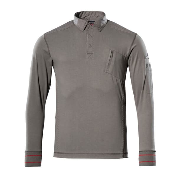 Mascot Kortærmet Polo Sweatshirt Frontline 50352 Grå 4XL